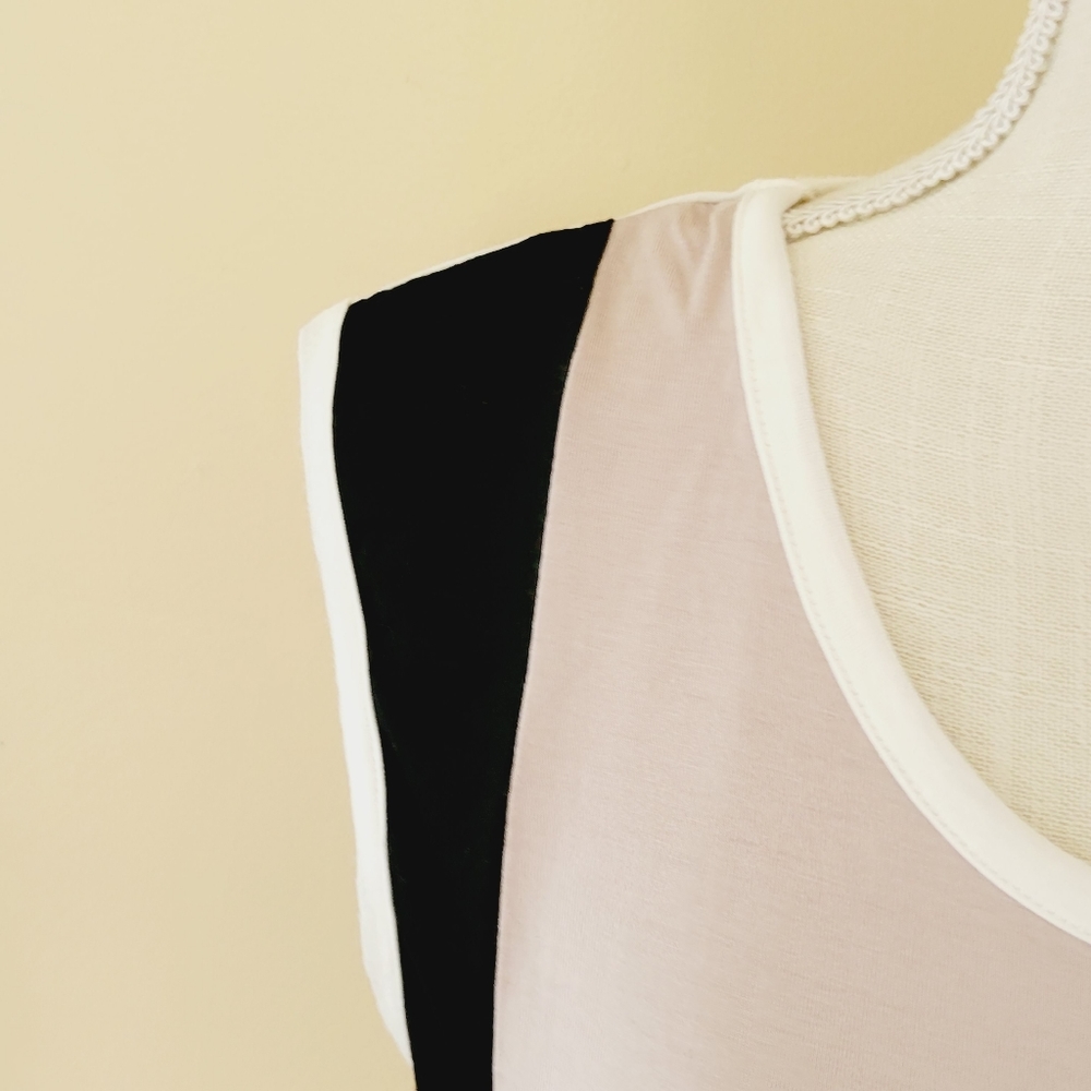 Threadz Colorblock Blouse Size Small - image 2